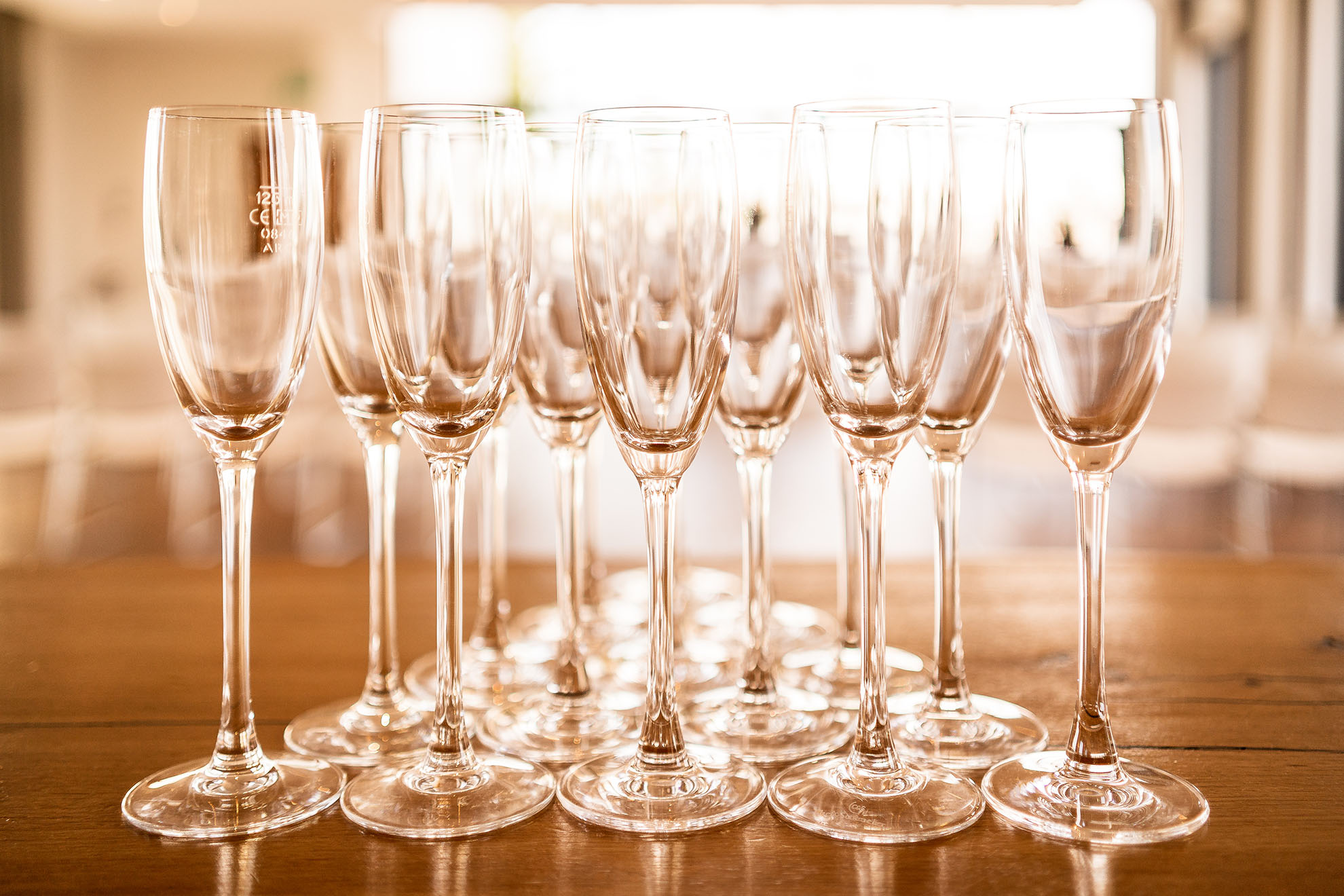 Champagne glasses