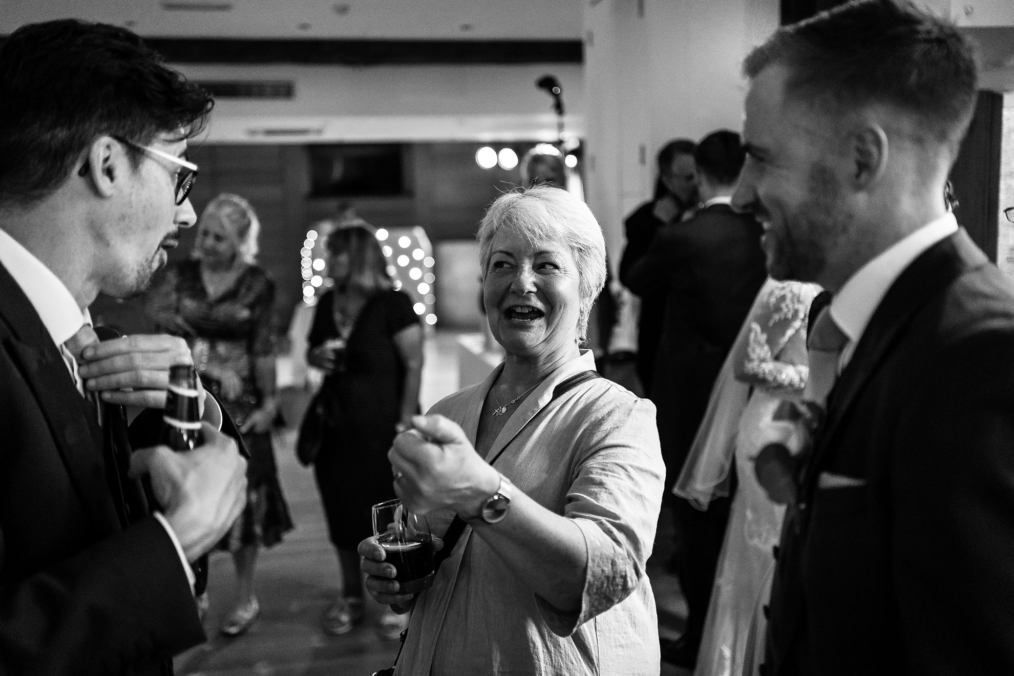 Guests having fun