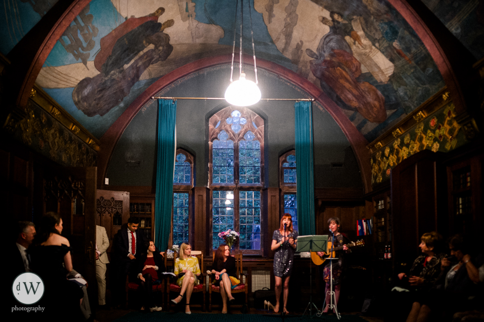 Musicians playing