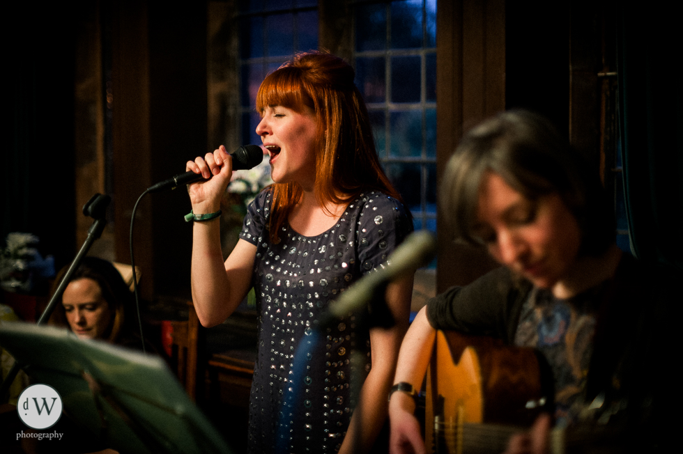 Woman singing