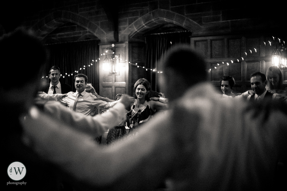 Guests greek dancing