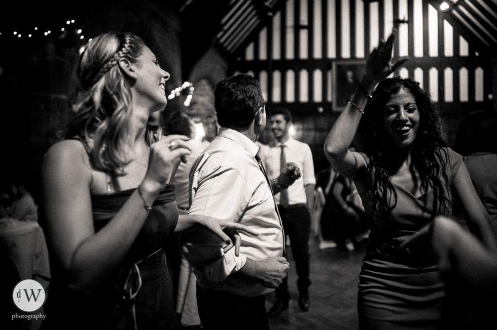 Guests dancing
