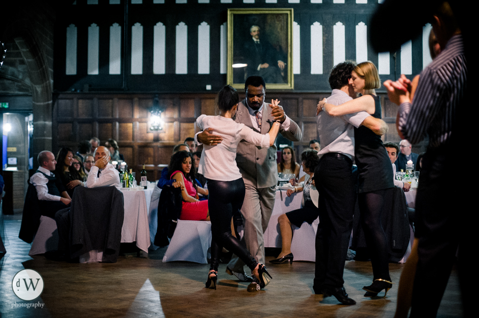 Guests ballroom dancing