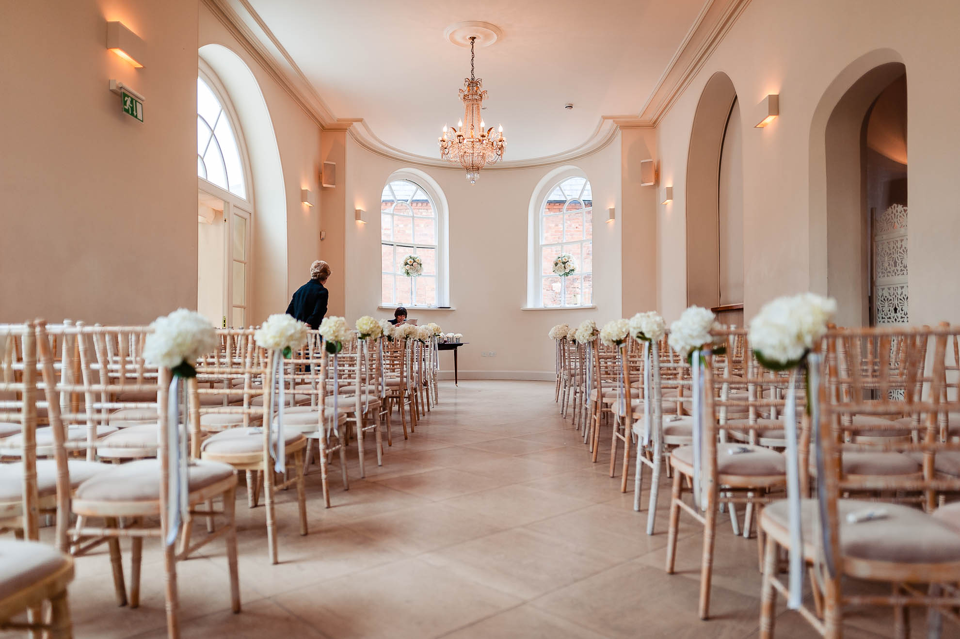 Wedding ceremony room