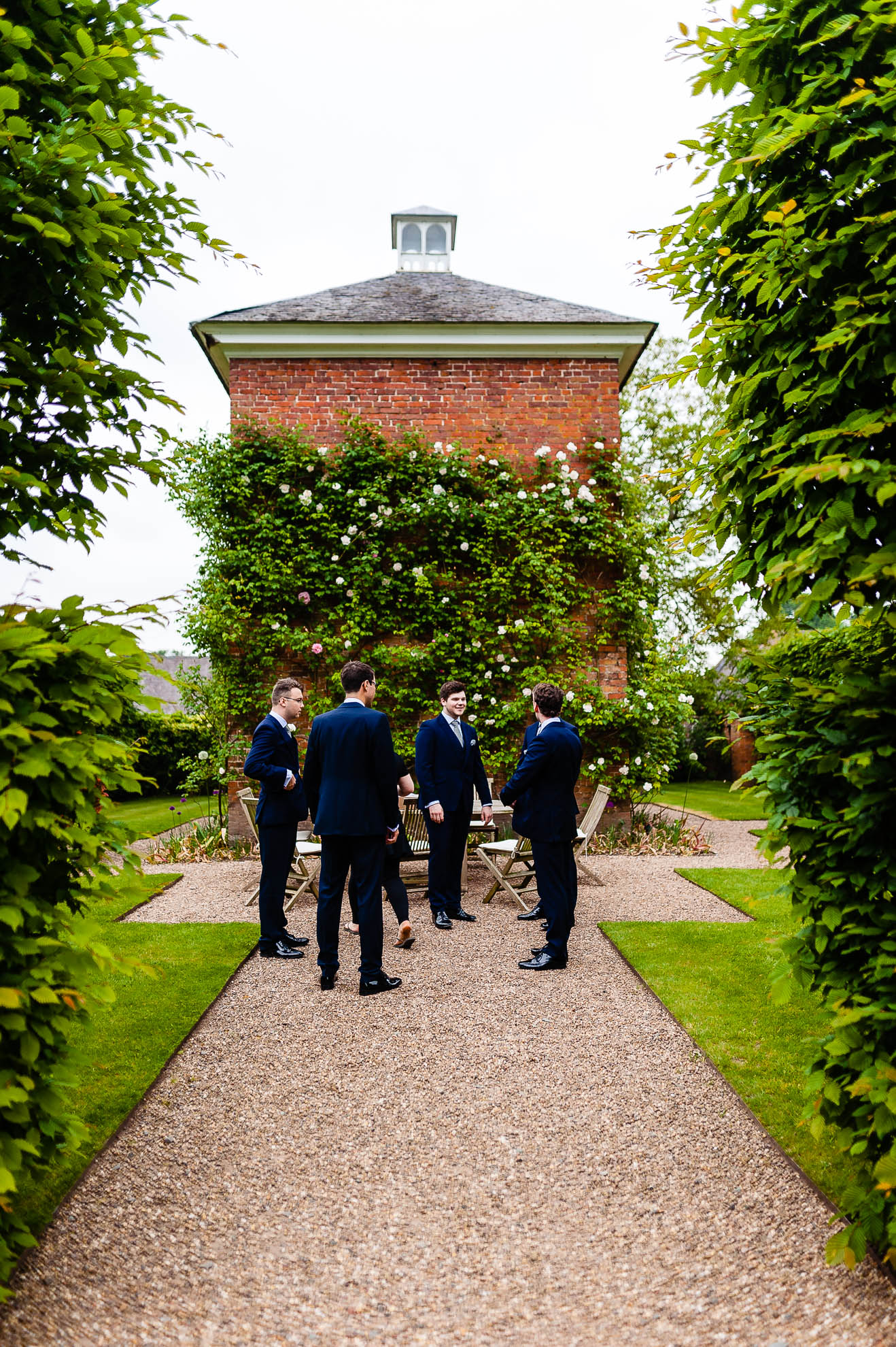 Groom with his groomsmen