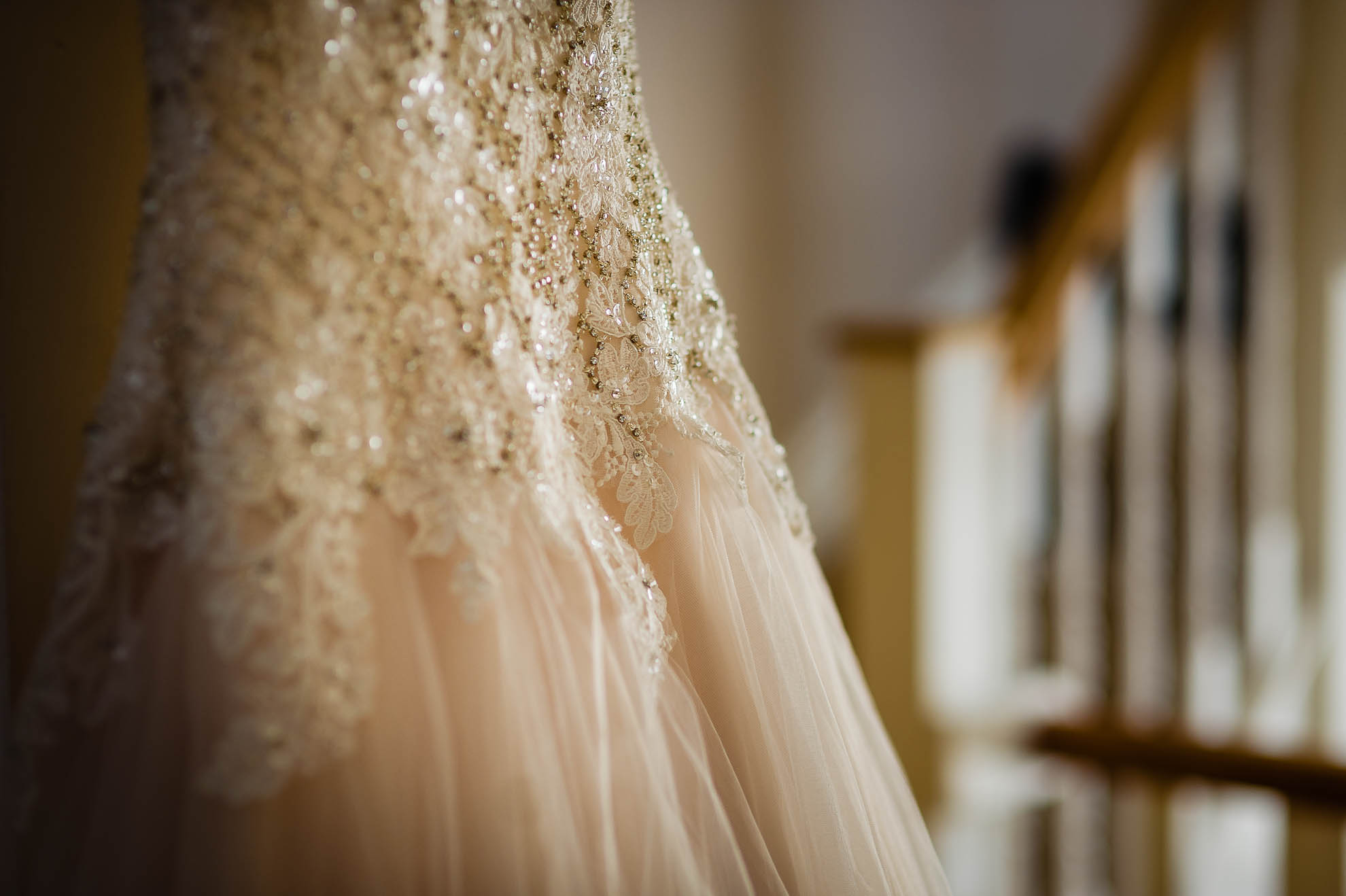 Brides wedding dress