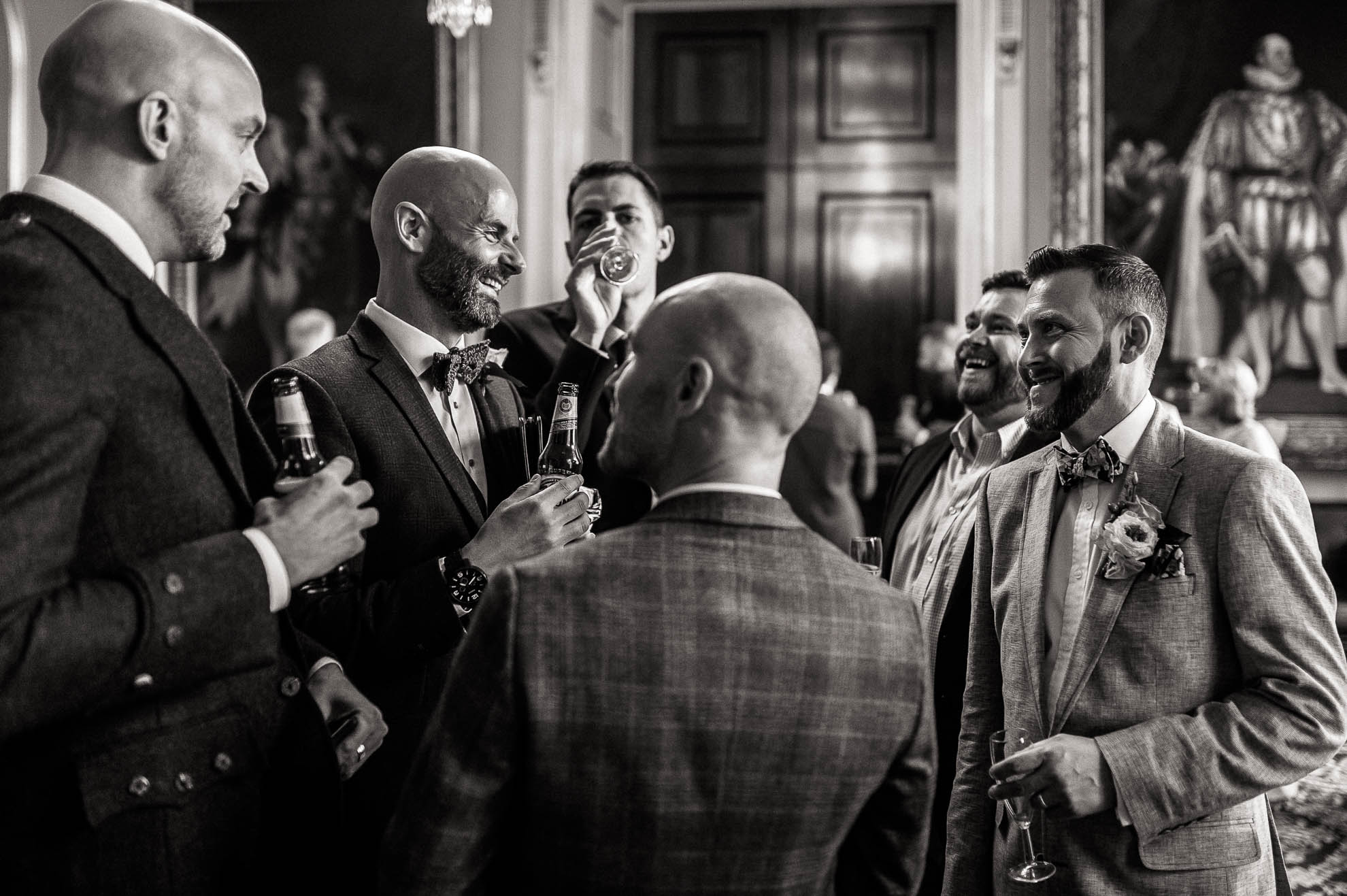 a guest shares a joke with Luke