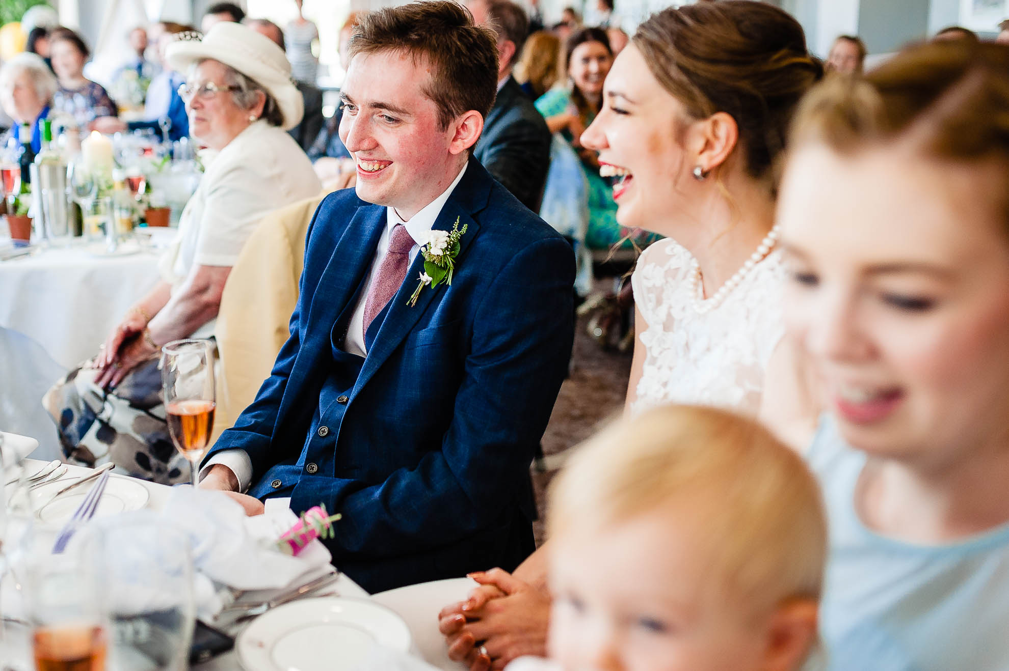 groom laughs at best mans speech