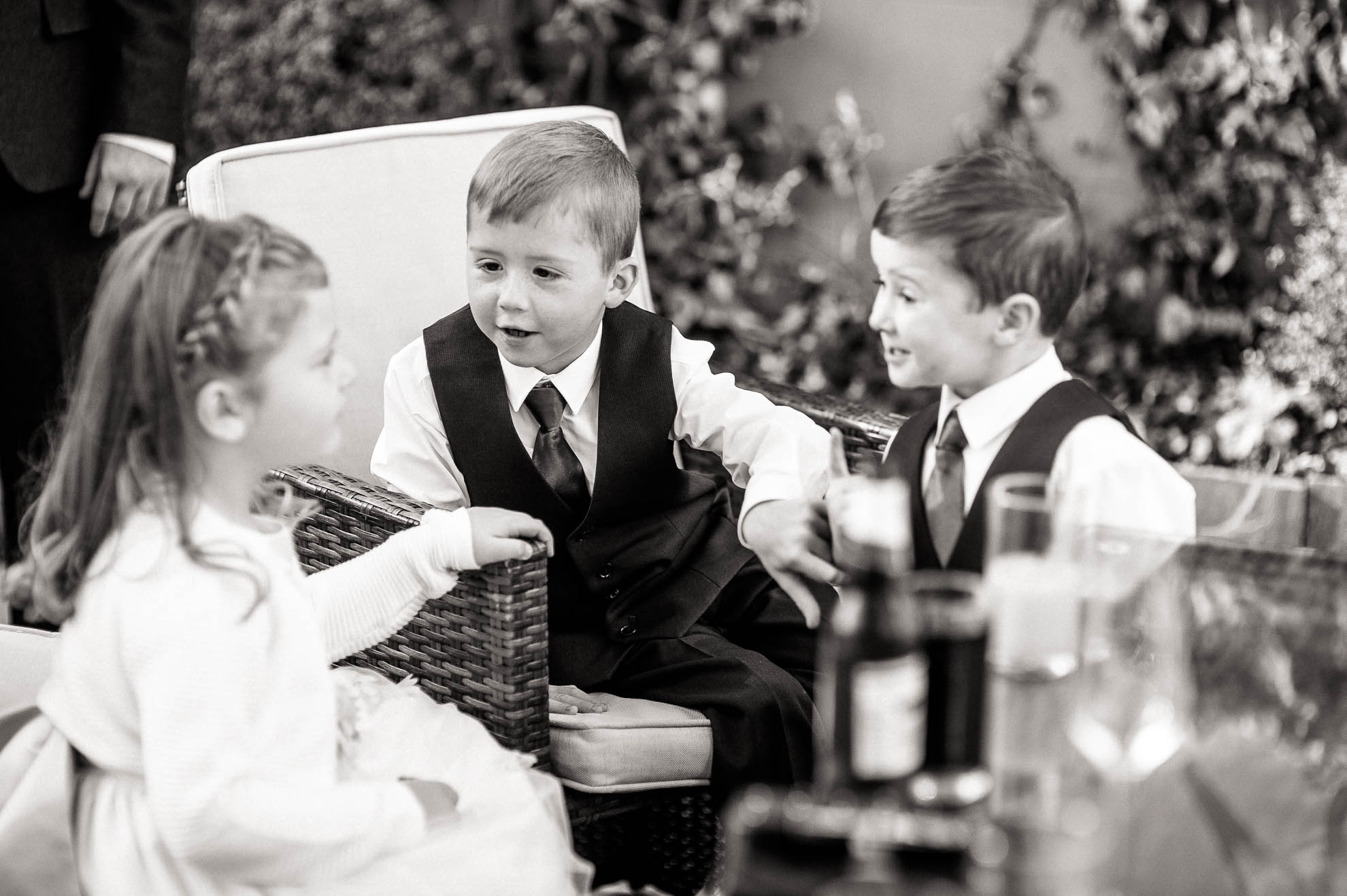 children share a joke