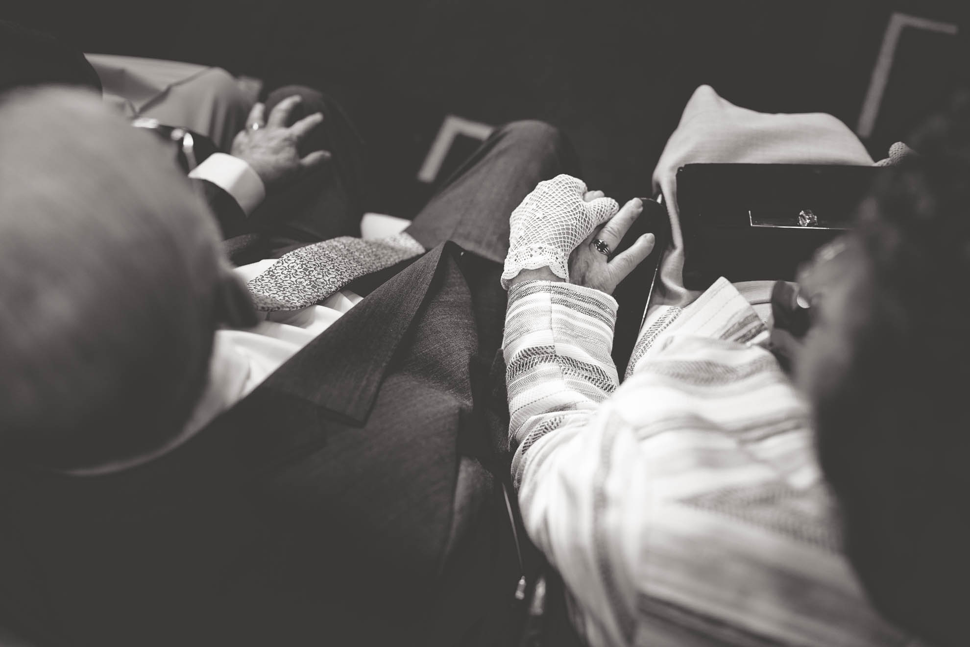 grandparents hold hands
