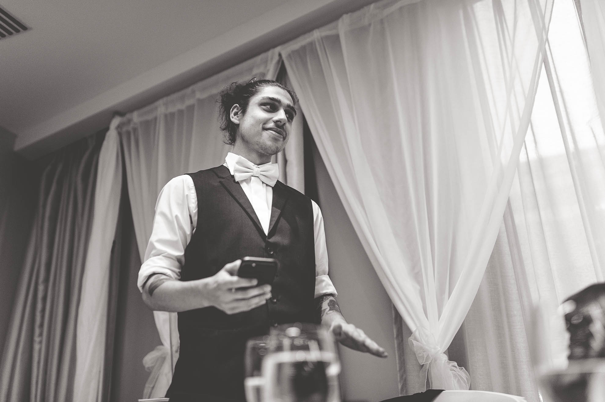 best man gives his speech