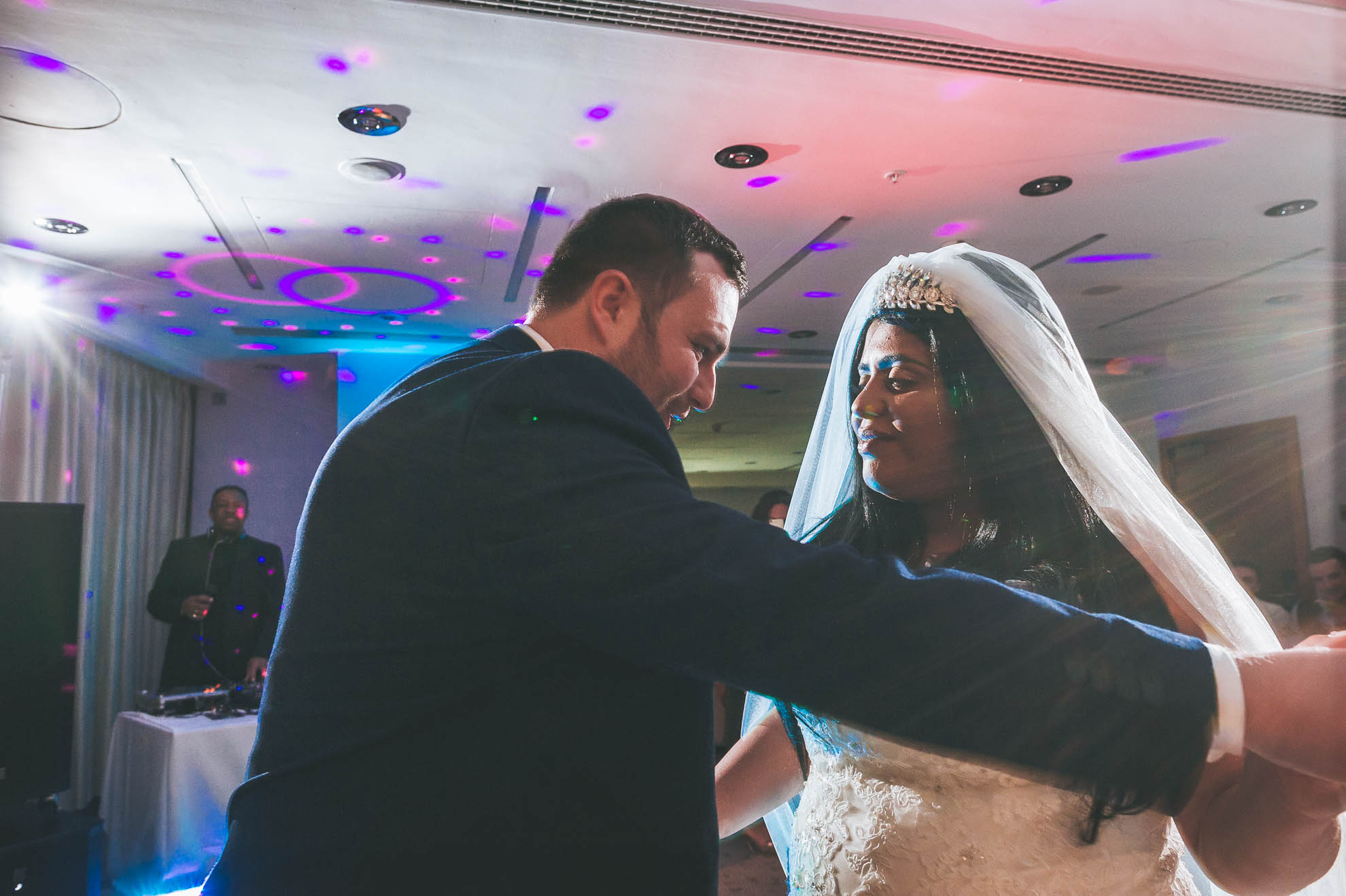bride and groom first dance