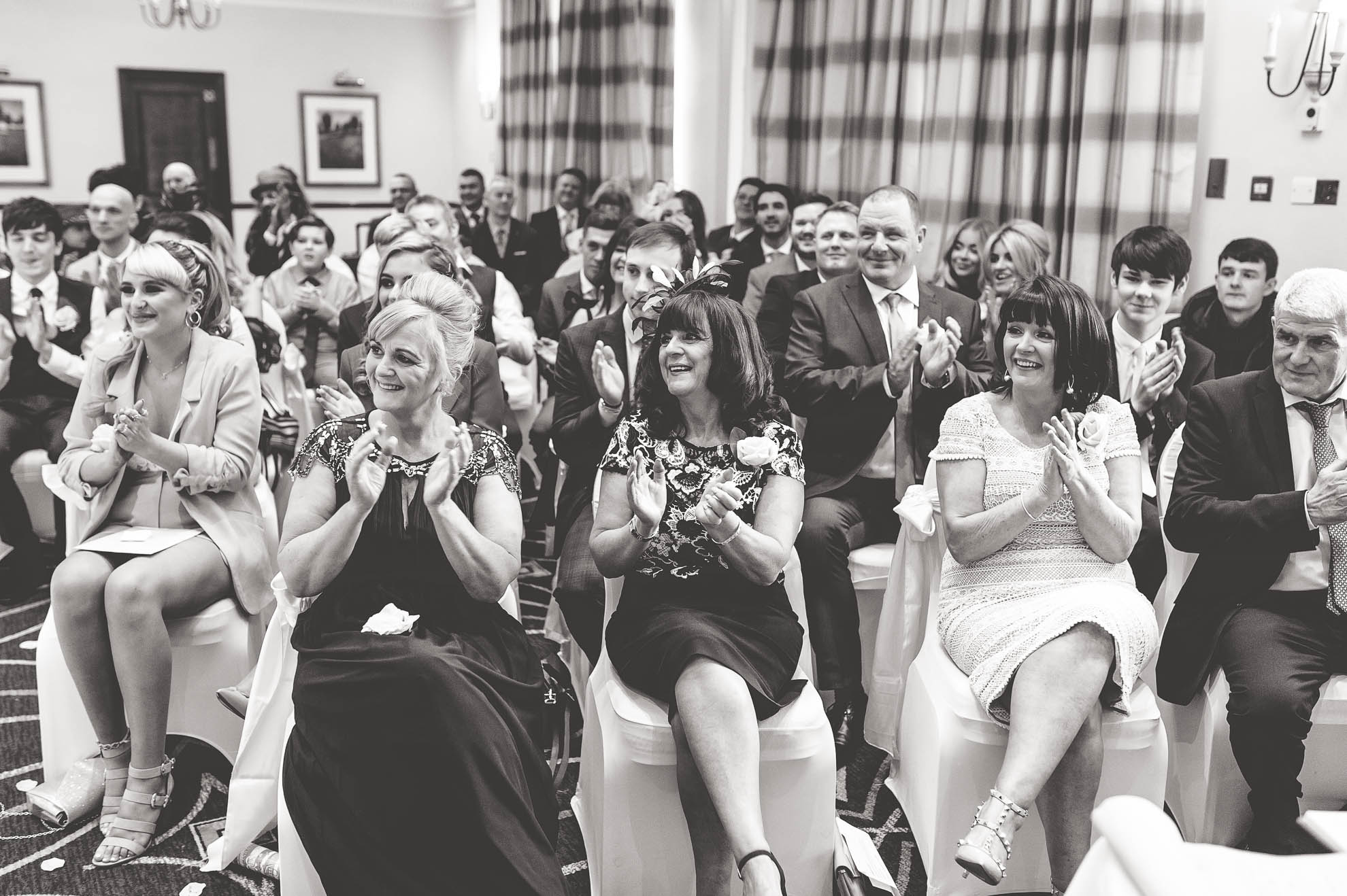 guests clapping
