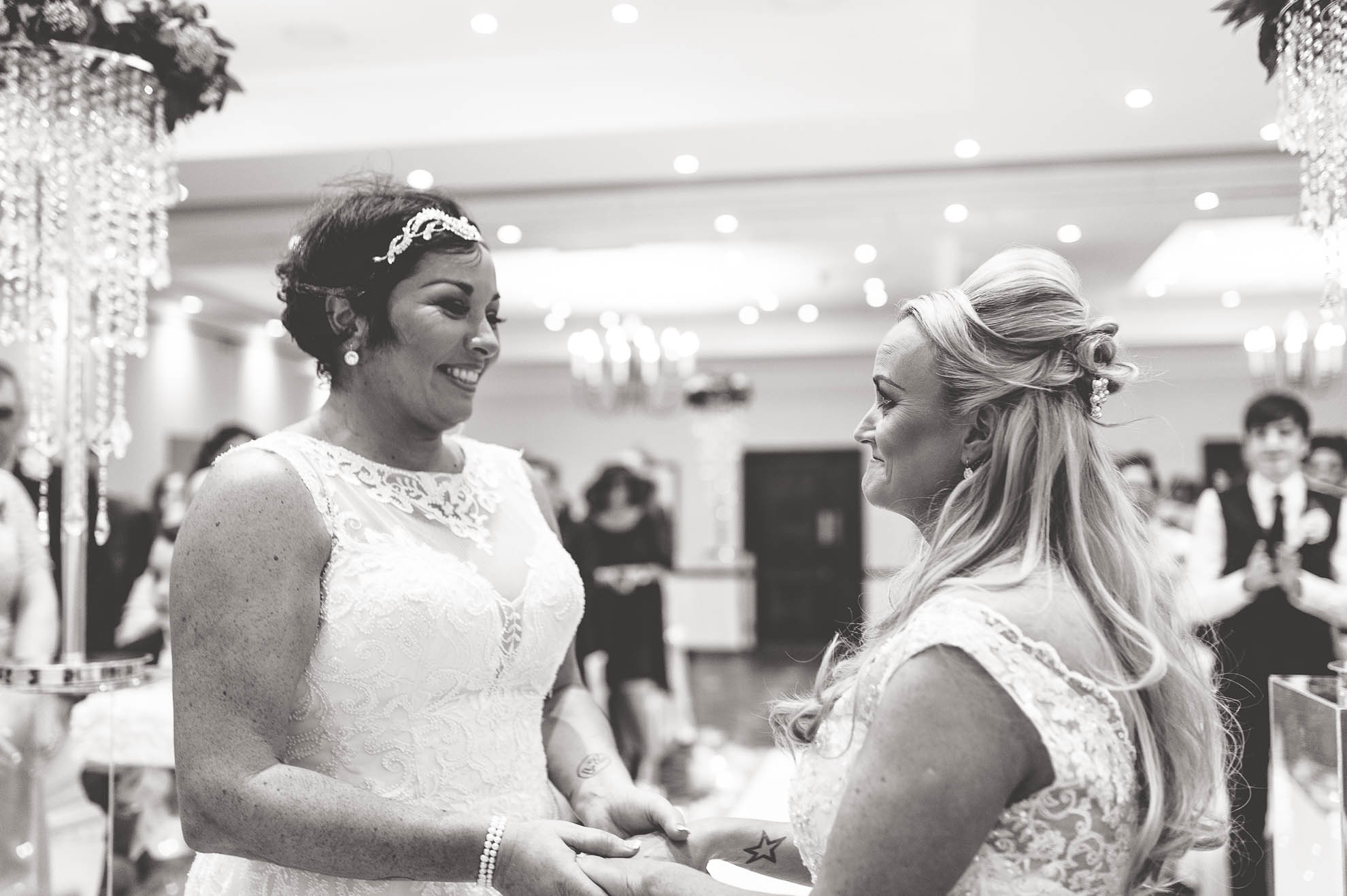 brides laugh