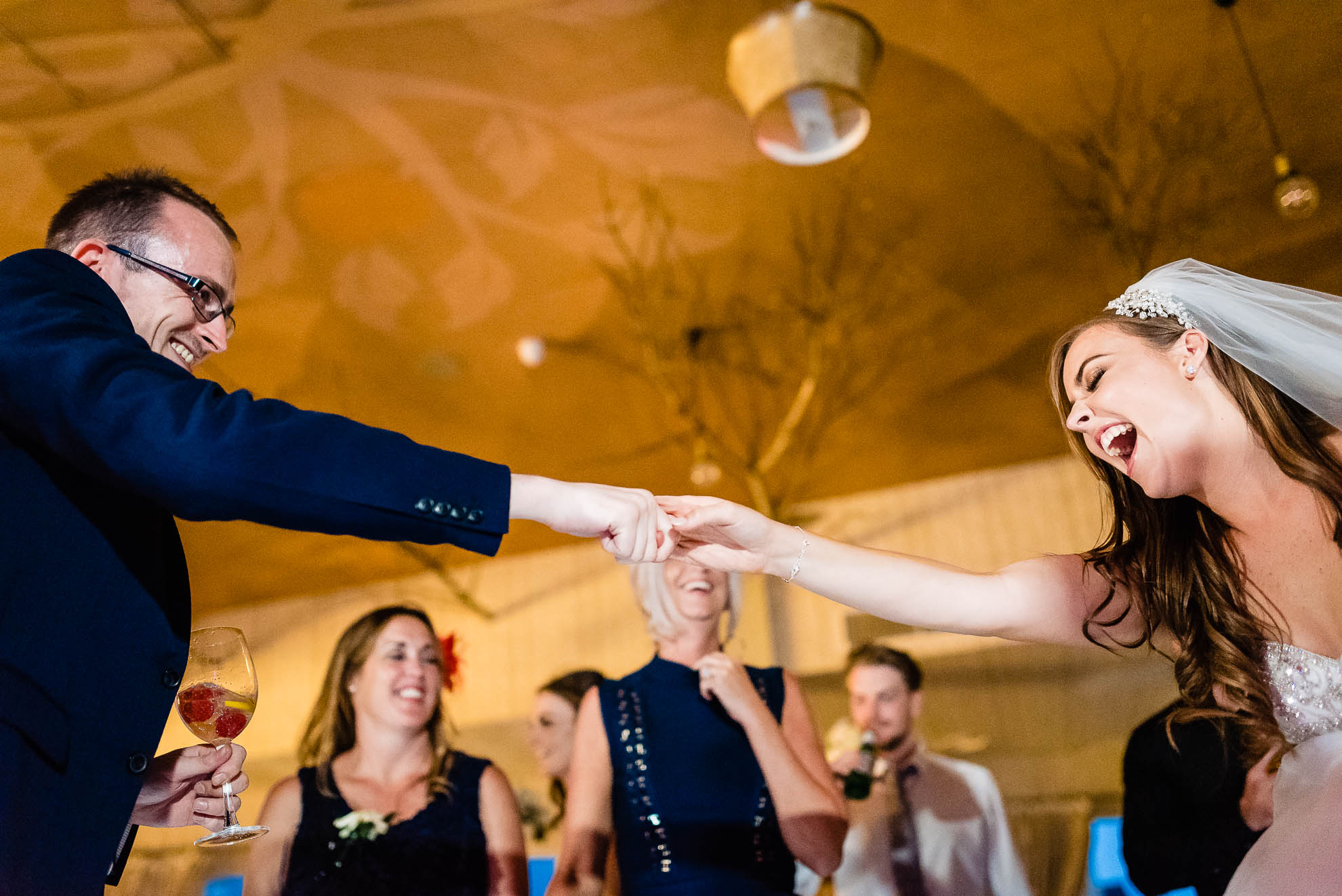 Bride dances with her brother