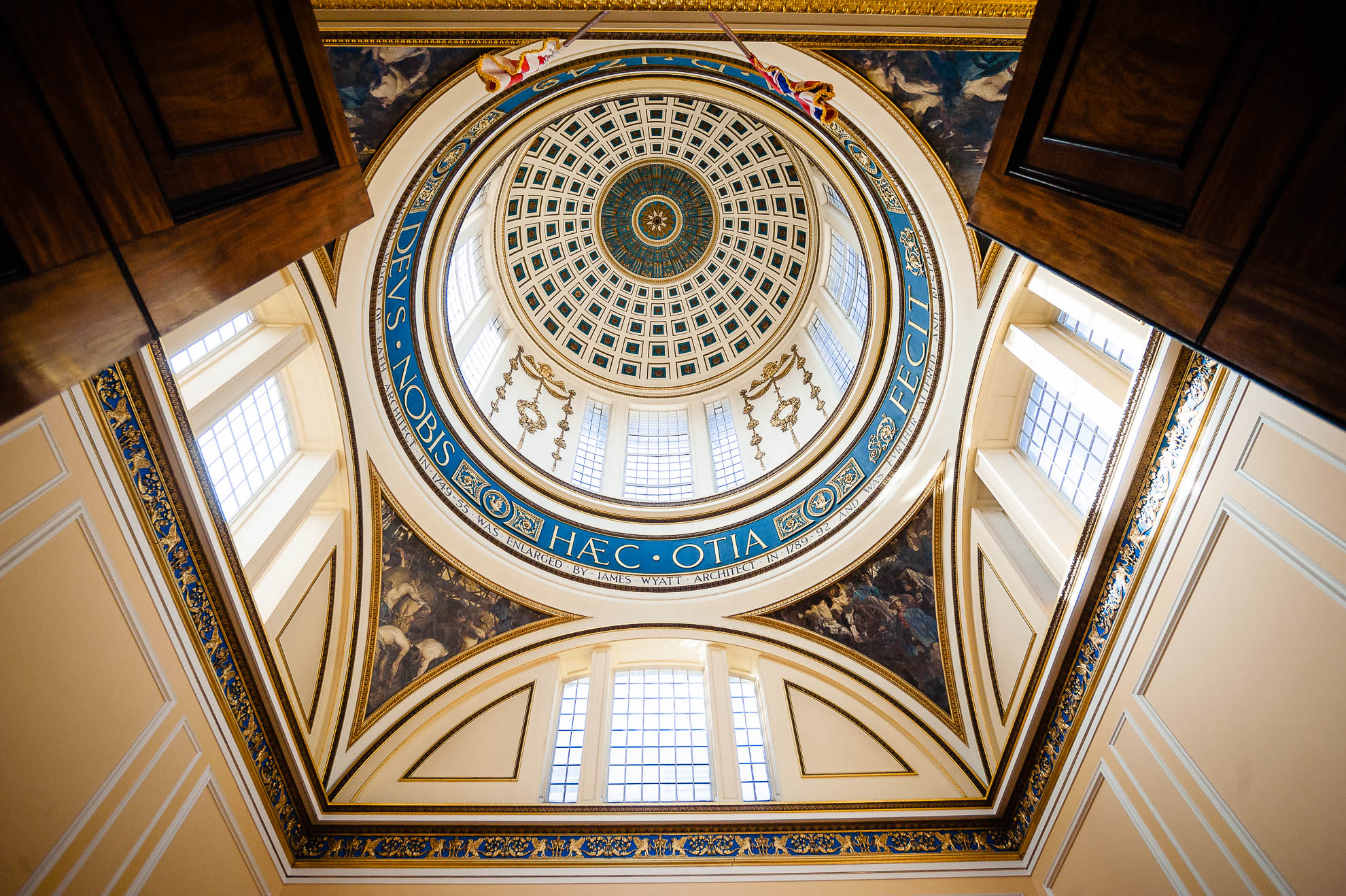 Liverpool town hall dome above the staircase