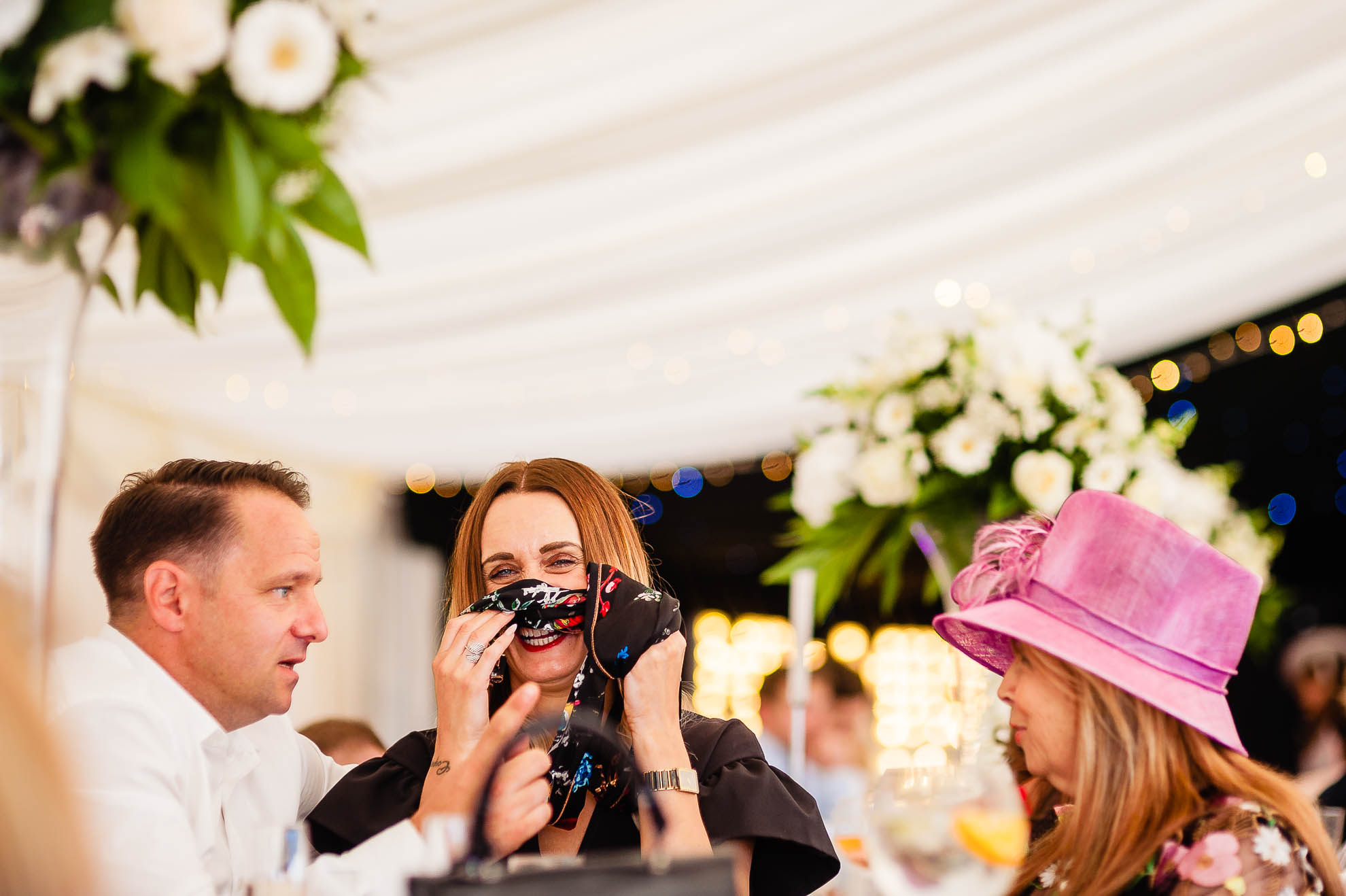 Guests having fun