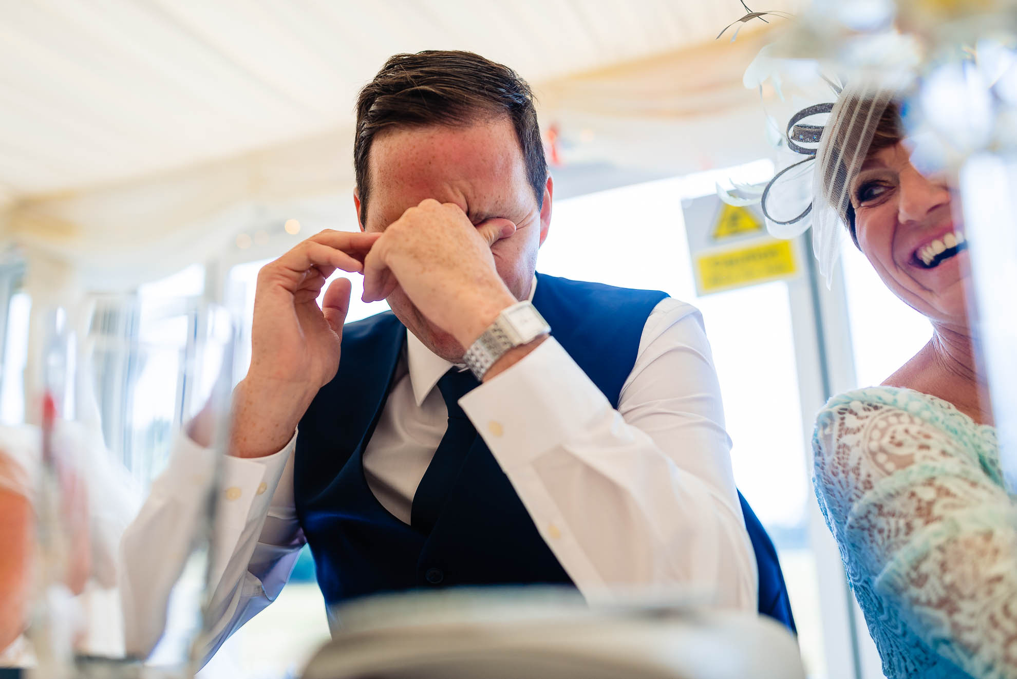 Groom embarrassed by best mans speech