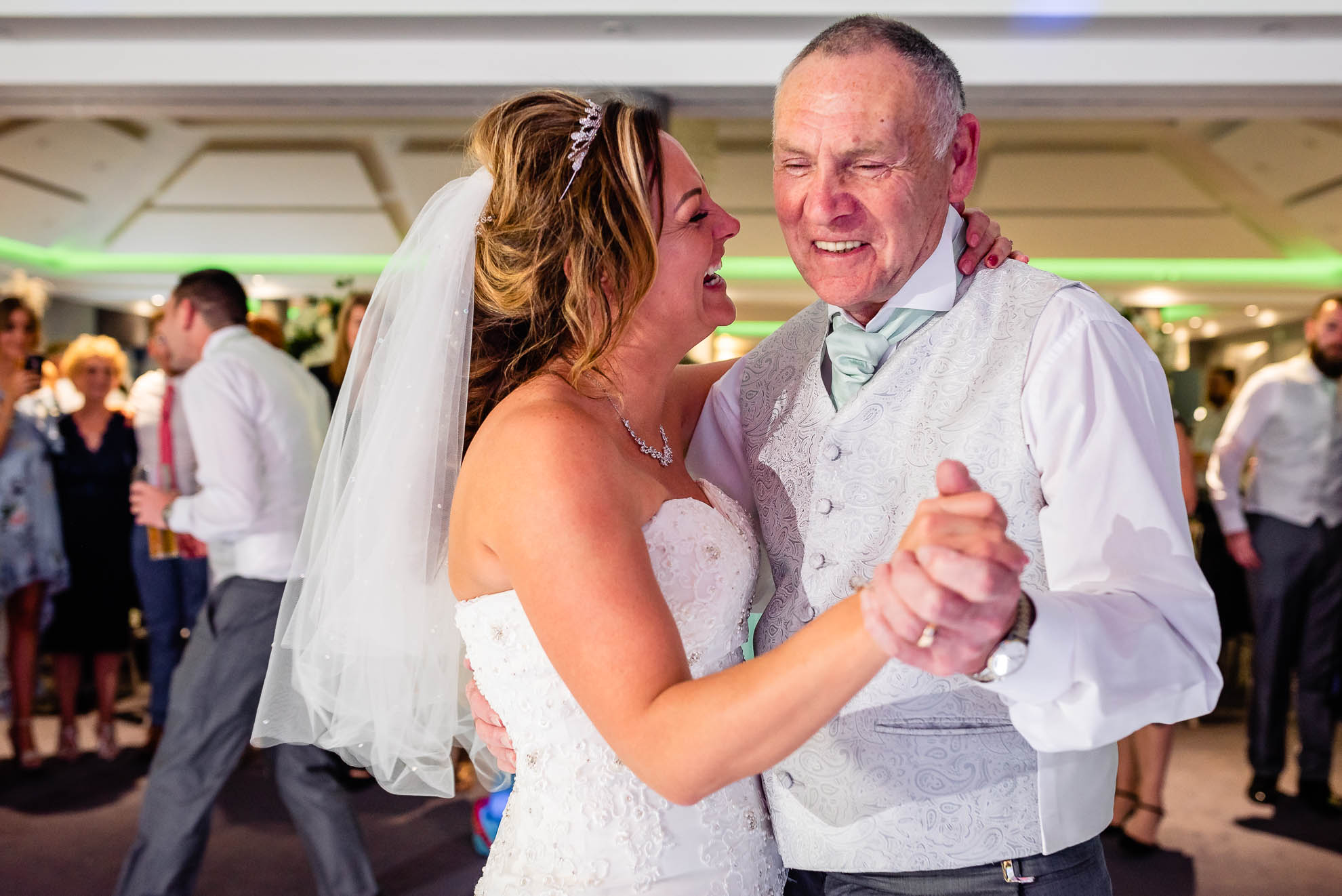 bride dancing with her father