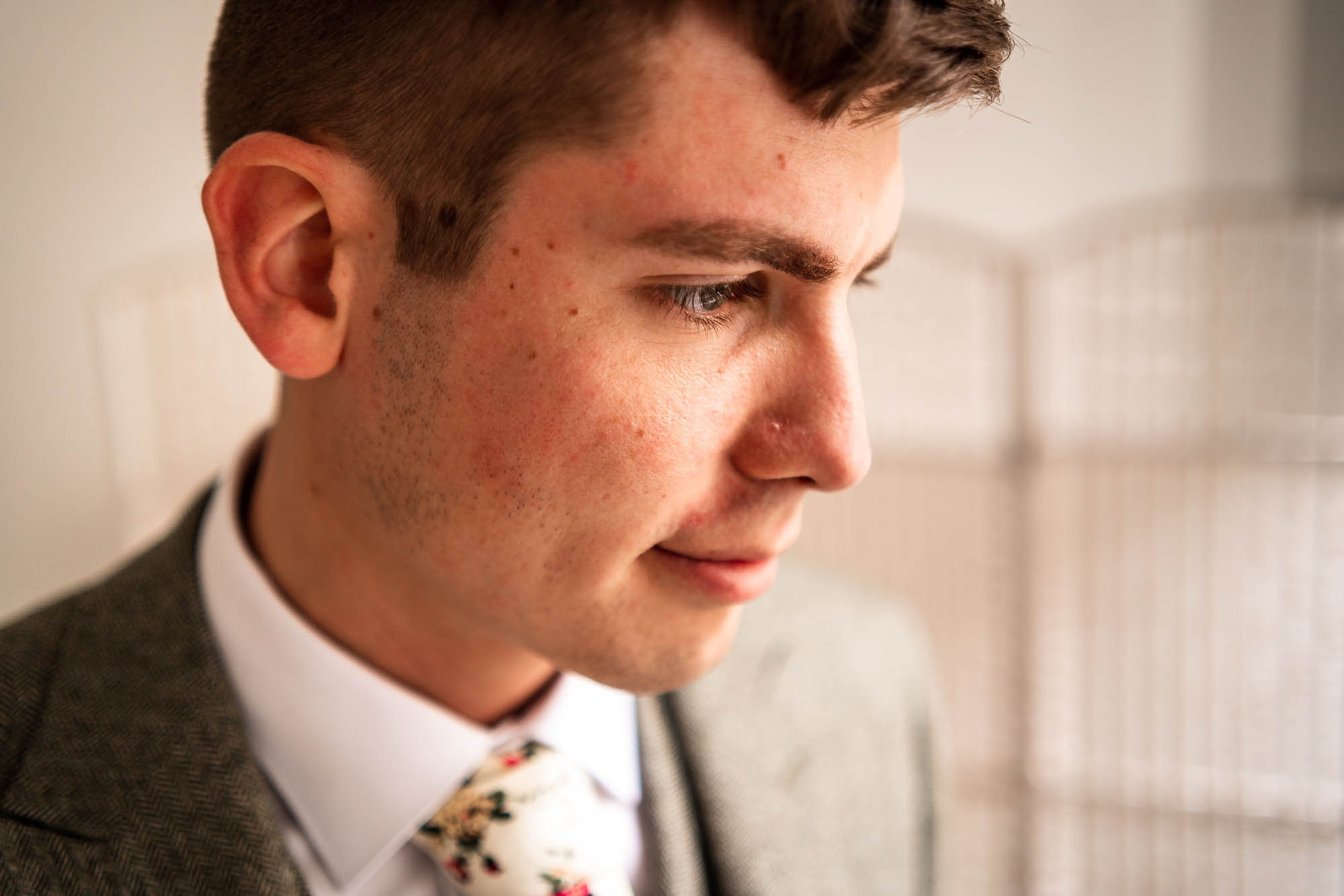 Portrait of groom