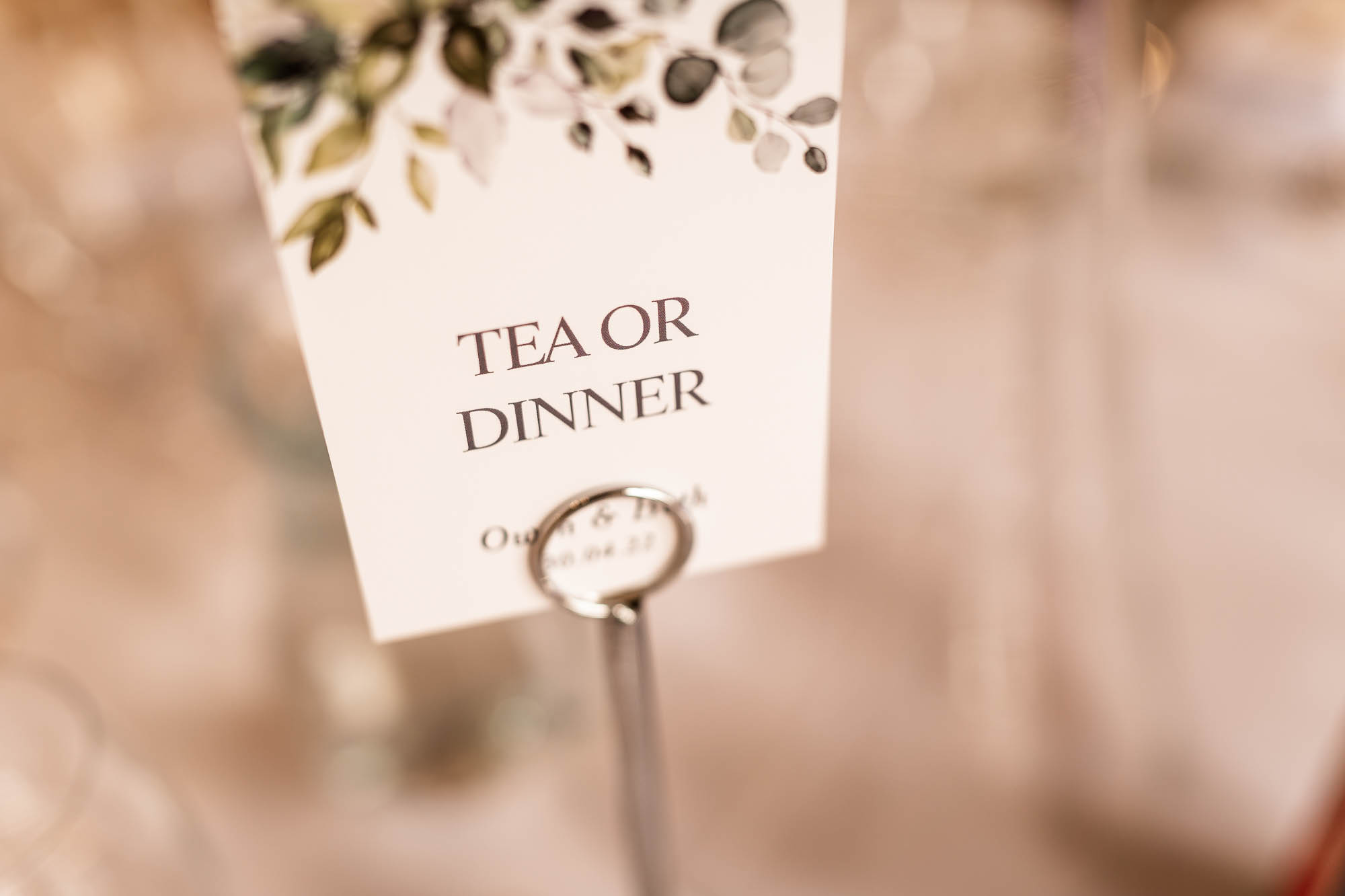 Table name sign