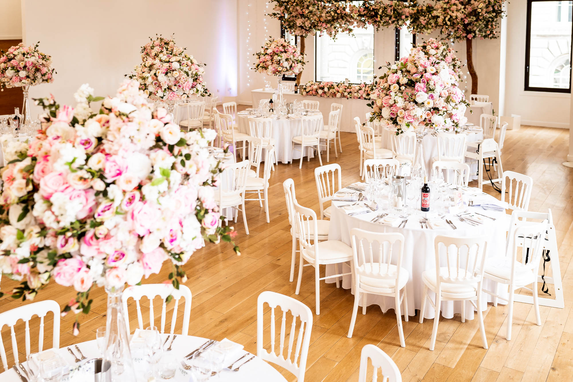 Wedding breakfast room