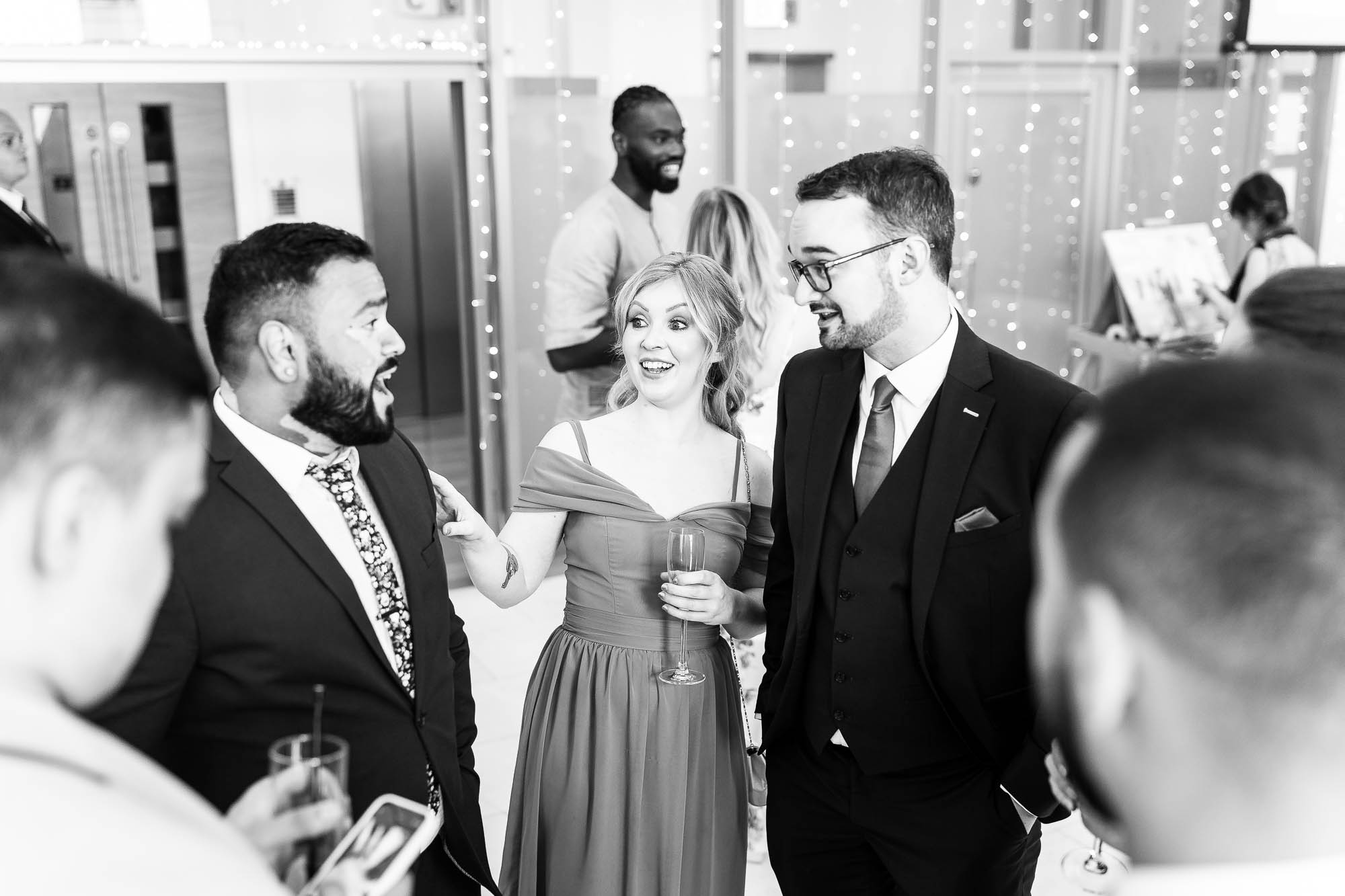 Guests having fun