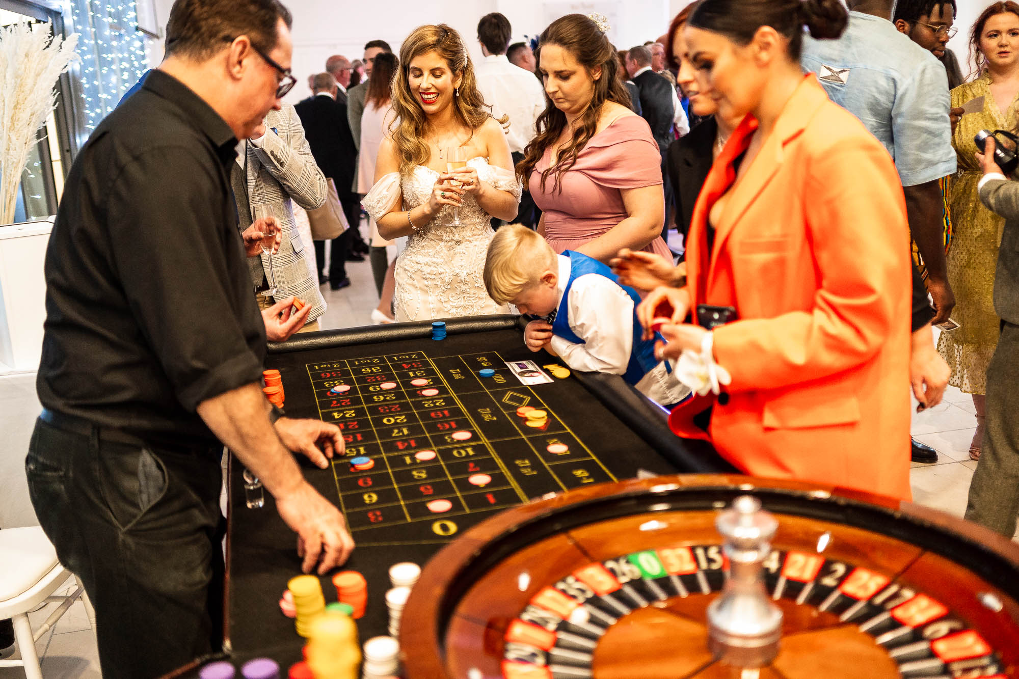 guests playing roulette